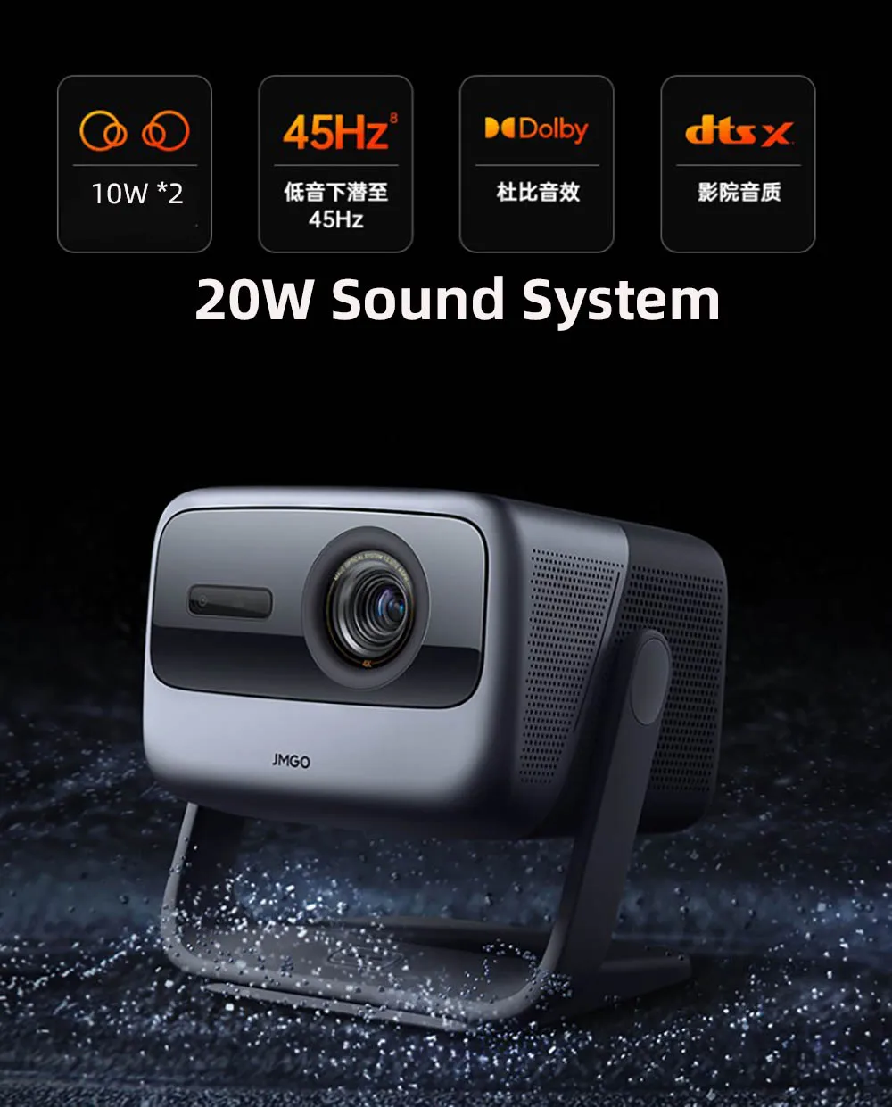 Jmgo N 1S Ultra Ultieme 4K Native Projector, Nieuwste Triple Smart Hone Theater Proyector Met Full-Auto Wifi Bt Beamer