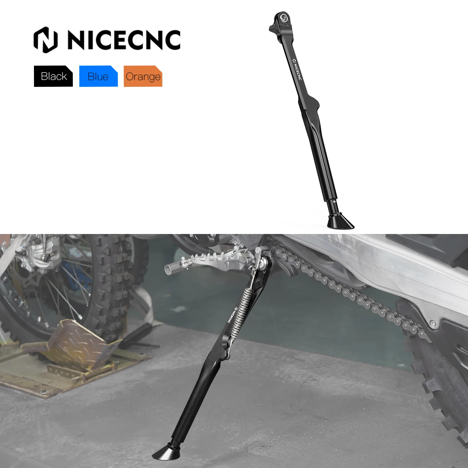 

NICECNC For 2025 2024 GasGas EC 300 EC 250 Motorcycle Kickstand Adjustable EX EC 300 250 ES 500 350 EC EX 350F 250F ECF EW500F
