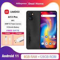 UMIDIGI A13 Pro Smartphone Global Version NFC 48MP AI Triple Camera 128GB 6.7&Quot Full Display 5150mAh Battery Original New