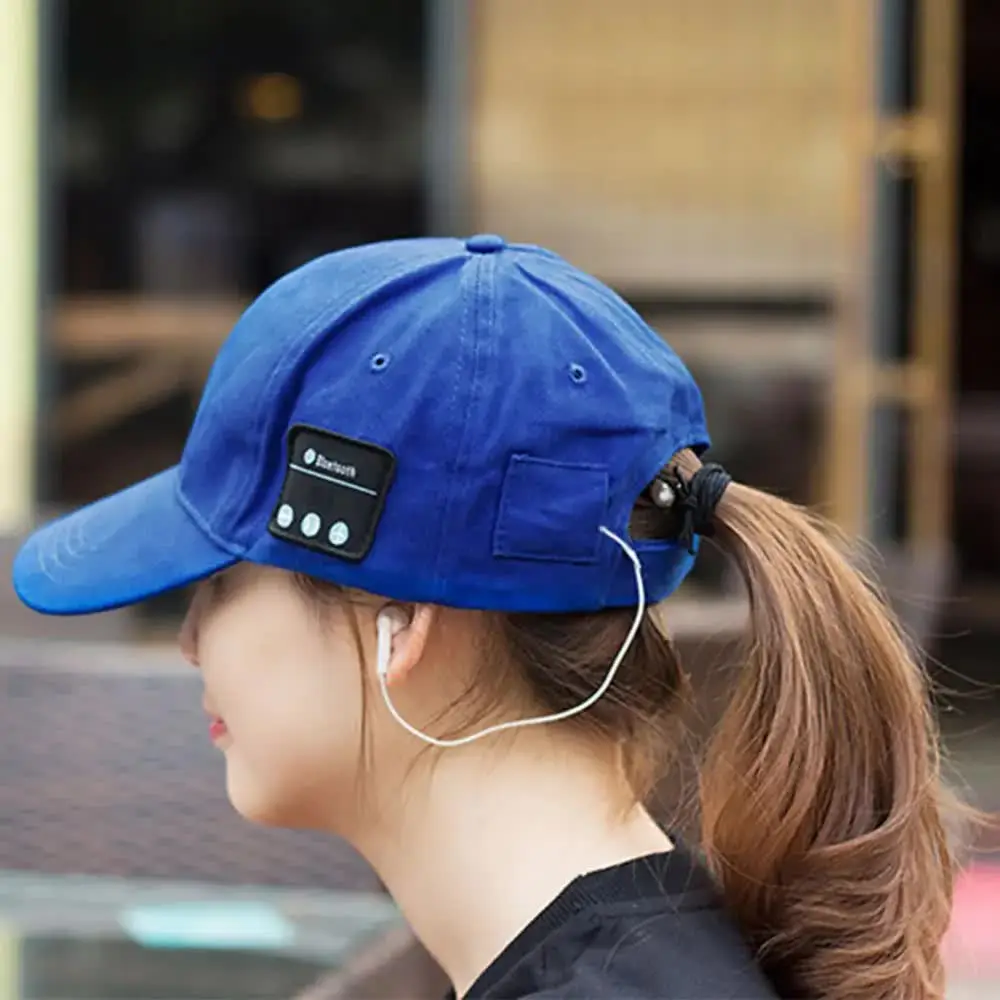 XY2B Wireless BT3 Headphones Outdoor Sports Music Cap Hands-free Calling Baseball Hat Earphone Mic For Mobile Speakerphone Caps