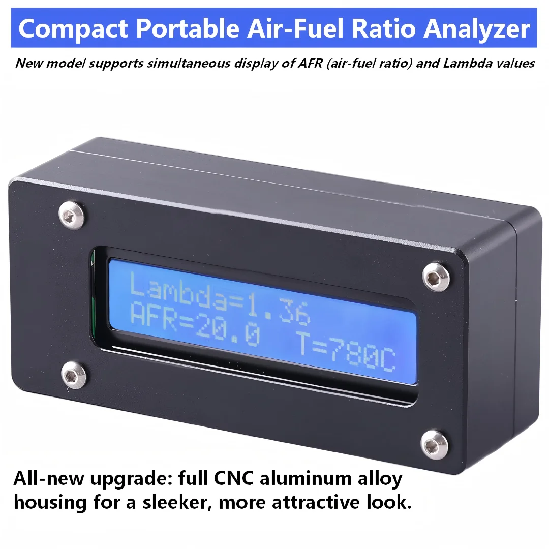 

Portable LSU4.9 Air-Fuel Ratio Analyzer, Compact Tester for Carburetor Adjustment of DLE60 DA70 DLE120 Gas Engines