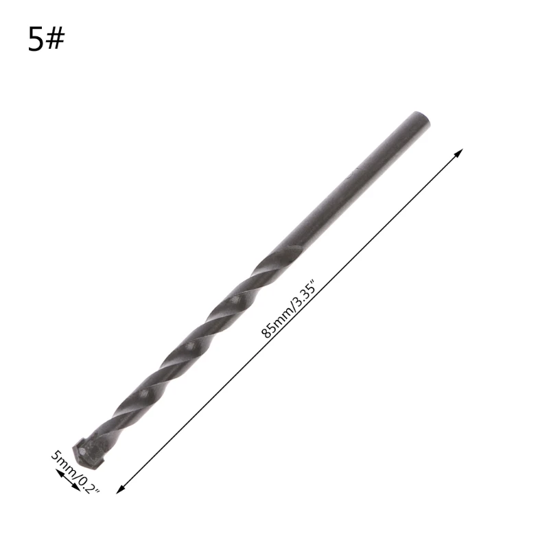 Tungsten Carbide Drill Bit Masonry Tipped Concrete Drilling 4/5/6/8/10mm Power f