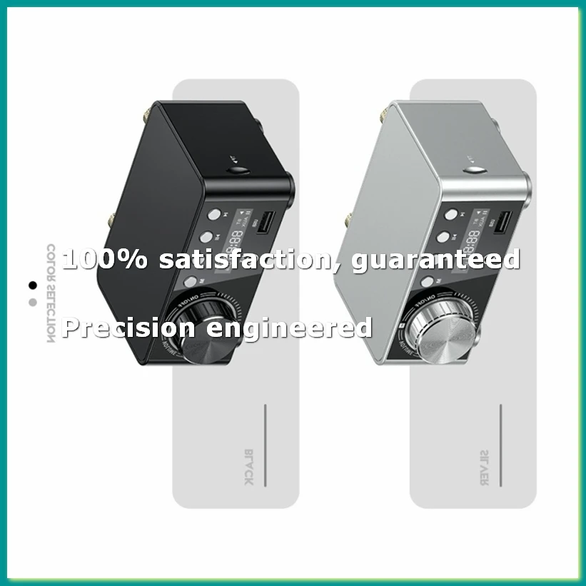 

Усилитель звука Bluetooth 5.0 50W + 50W 100W, цифровой аудиоусилитель класса D, USB AUX TF, для домашнего кинотеатра HiFi, серебристо-серый-A86Z