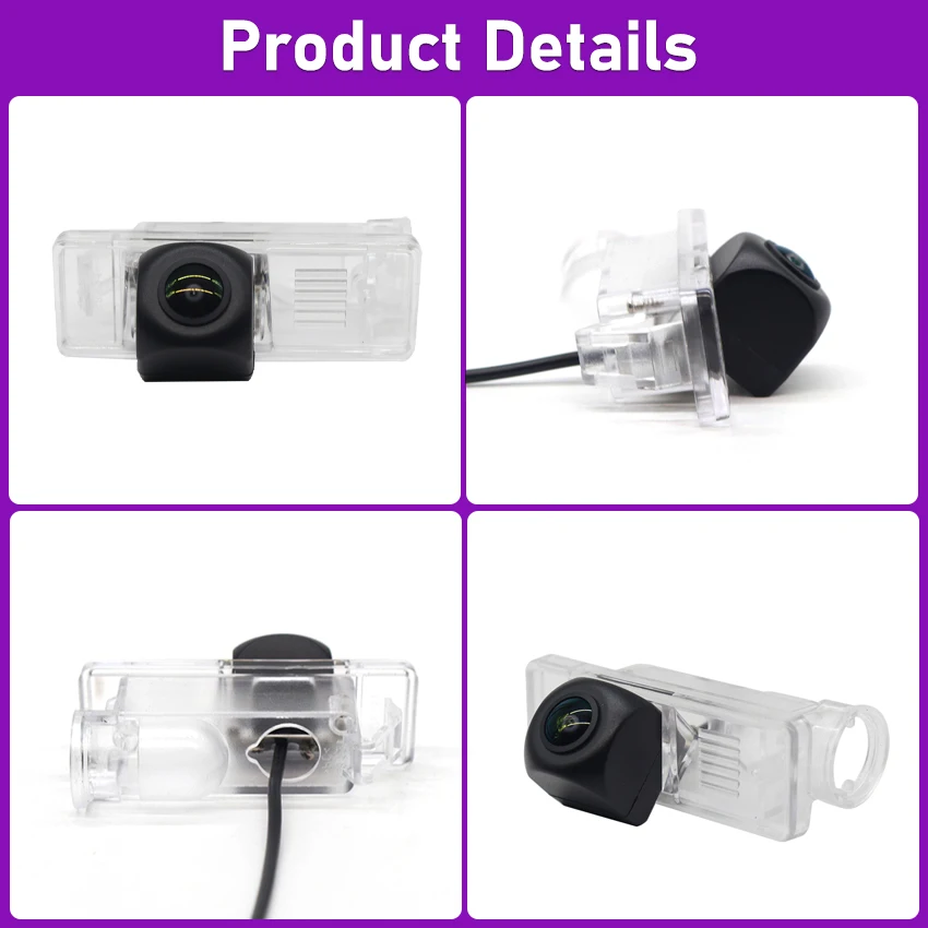140 درجة HD سيارة الرؤية الخلفية عكس الكاميرا لمرسيدس بنز فيتو W639 2003 ~ 2018 2019 مقاوم للماء للرؤية الليلية كاميرا احتياطية