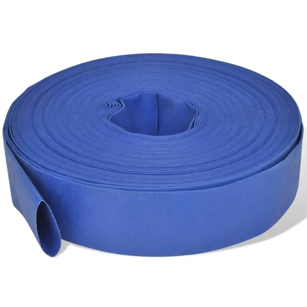 50m Flat PVC Hose for Efficient Water Delivery - Durable & Flexible Garden Irrigation Solution