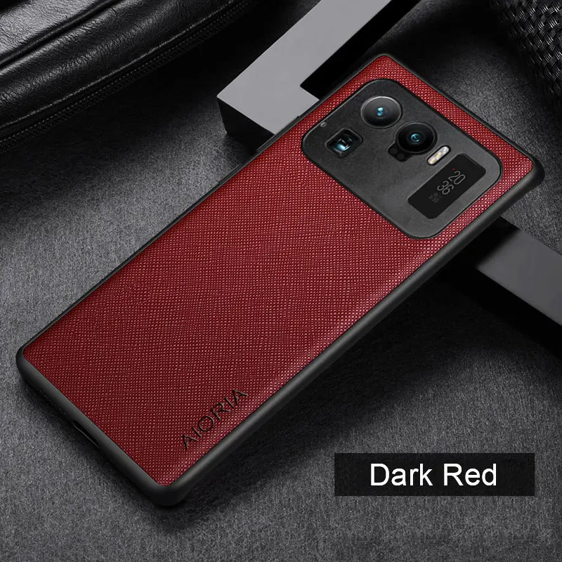 Leather Flip Cover for Xiaomi Mi 11 Ultra 5G Case, Cross Pattern Cover, Luxury Shell for Xiaomi Mi 11 Ultra