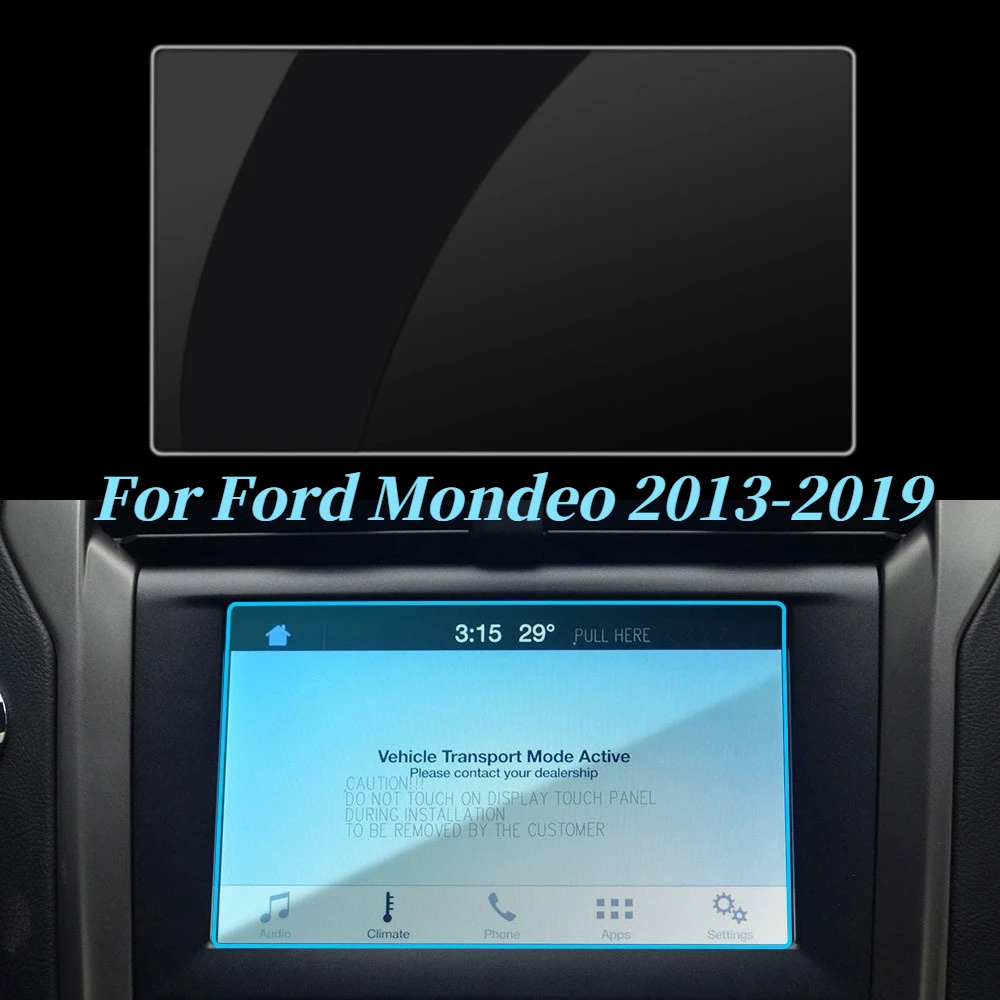 TPU Car Navigation Film GPS LCD Screen Protective Film for Ford Mondeo 2013-2019 Anti-Scratch Protector Accessories