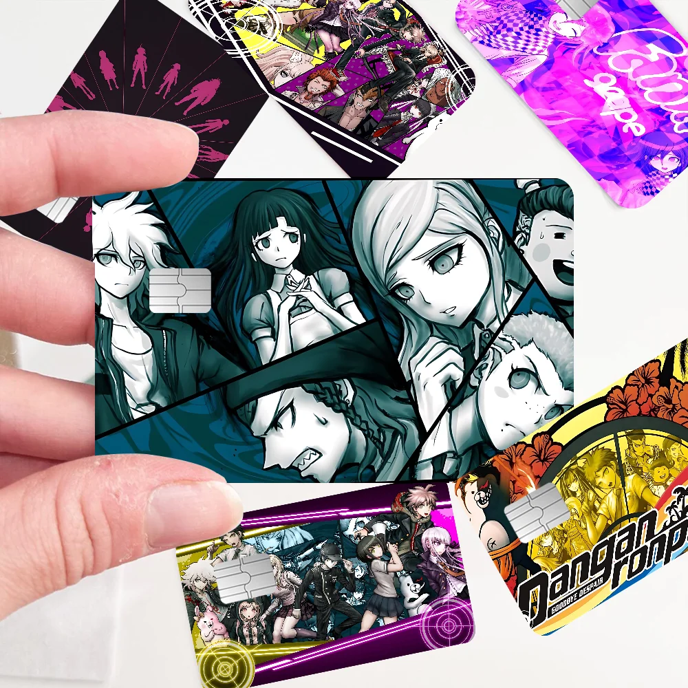 

Классические аниме Danganronpa, классический фильм, мультфильм, кредитная карта, наклейки на кожу для банковской карты, автобуса, метро, карты