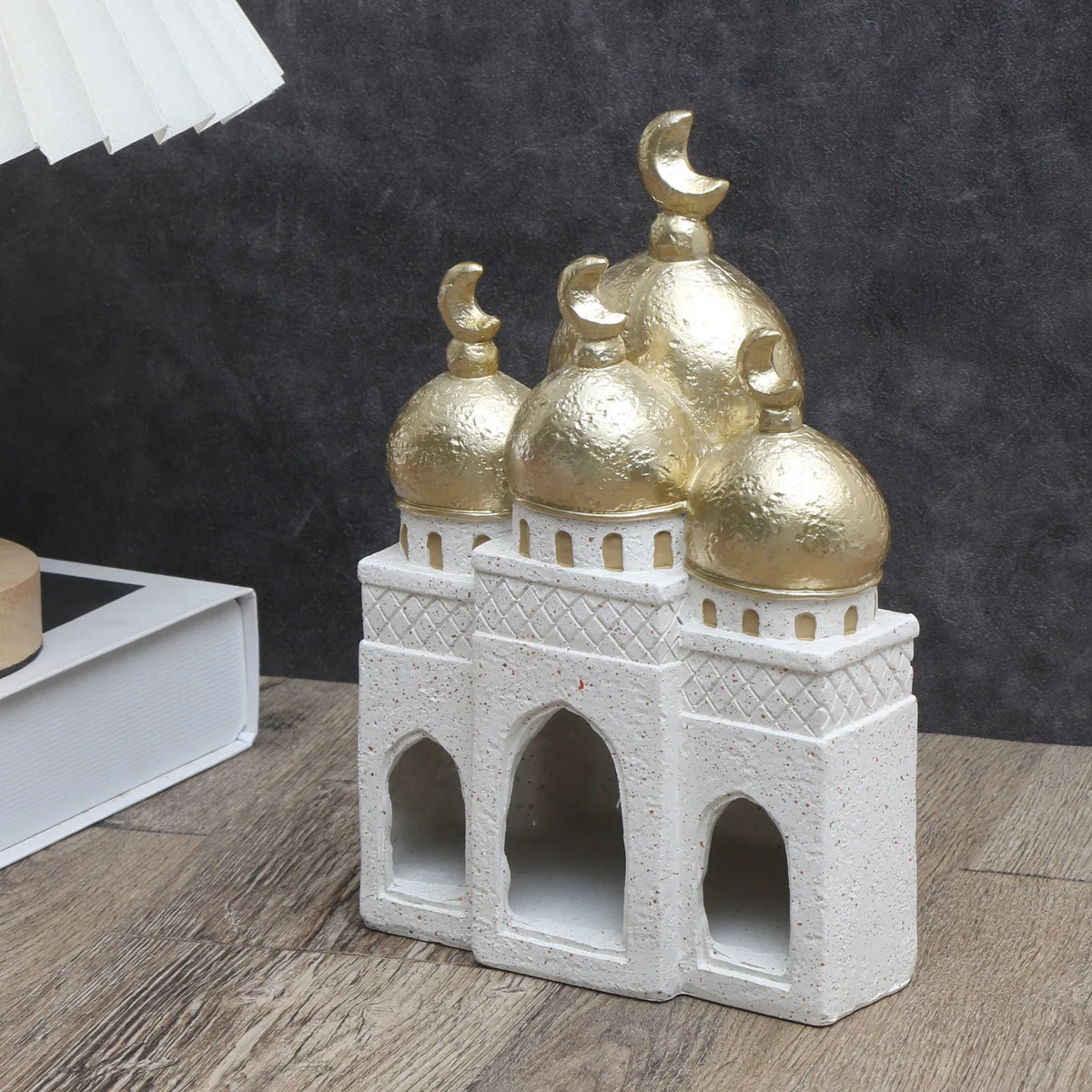DSA Architecture Castle Resin Ornament Holiday Storage Ornaments Crafts