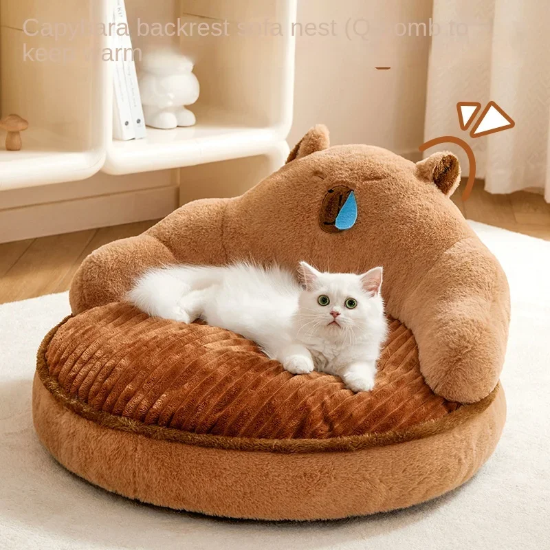 Cat Nest Universal Cat Princess Bed Sofa Removable and Washable Multi-cat Kitten Family Pet Puppy Warm in Winter Accessories