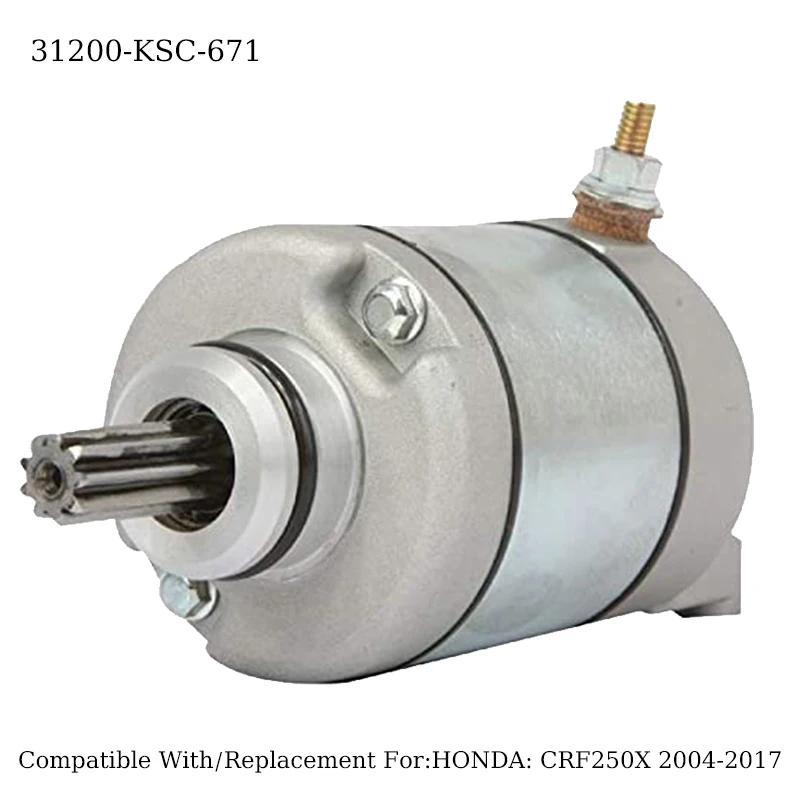 

Starter Motor For Honda Motocycle CRF250X 2004-201 Replacement 31200-KSC-671 SMU0372 Moto Motorbike Modified Parts Accessories