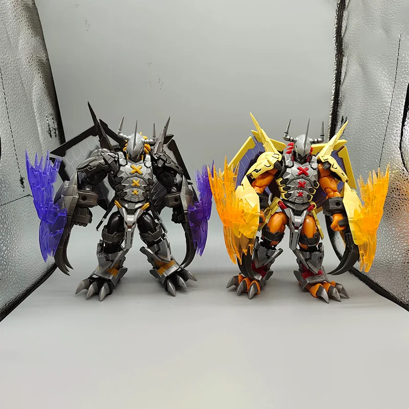New Anime Digimon Greymon Battle Upgraded Version With Special Effects Parts DIY Assembled Model Ornaments Collectible Toy Gifts