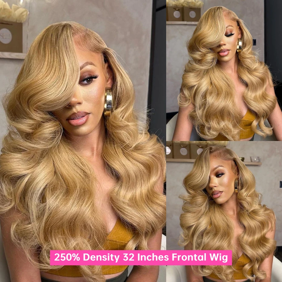 13x6 Körperwelle 27 Honigblond – 613 Blonde Body Wave Lace Front Wig Bewertung und Preis