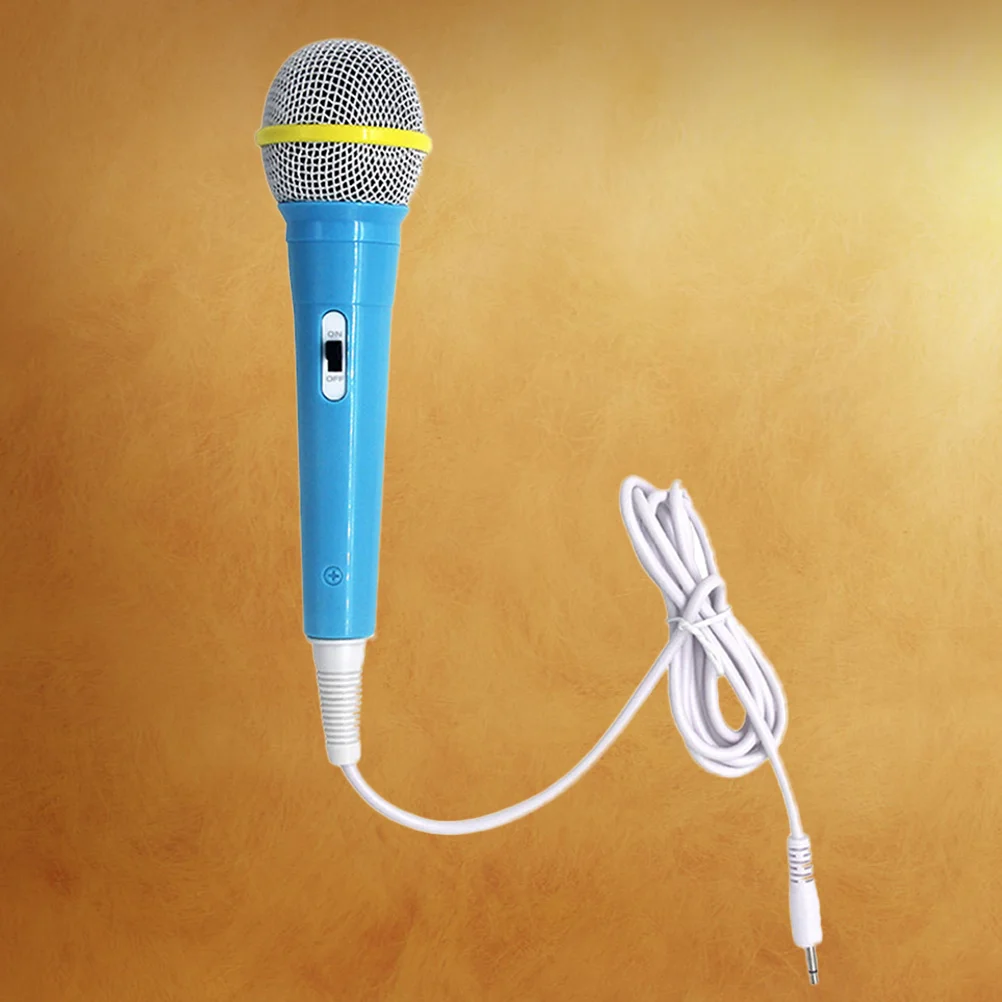 1Pcs Children Educational Machine Microphone Intelligent Robot PVC Musical Instrument for Kids Early Learning Electronic Musical