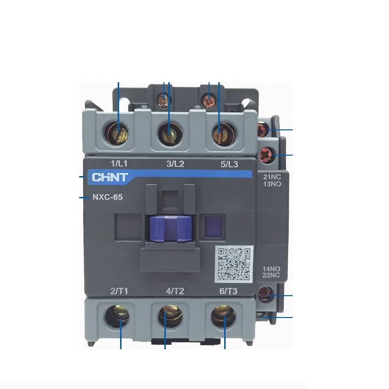 CHINT NXC-40 NXC-50 NXC-65 40A 50A 65A Contactor Magnetic AC Contactor 24V 36V 110V 220V 380V CJX2 NXC LC1