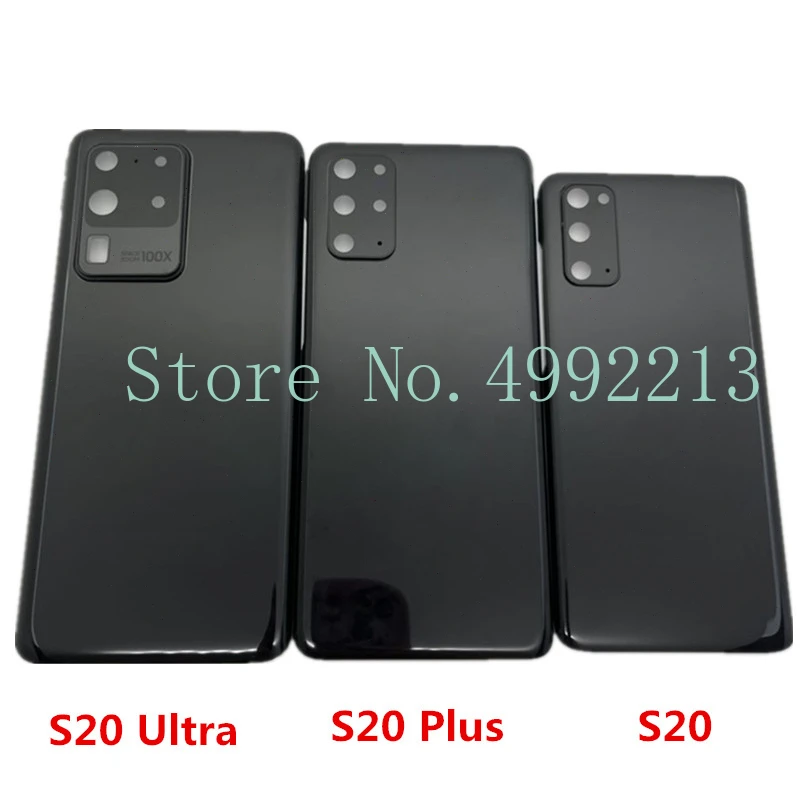 

Battery Back Cover For Samsung Galaxy S20 Plus / S20 Ultra G980 G985 3D Glass Panel Rear Door Housing Case with Camera Lens