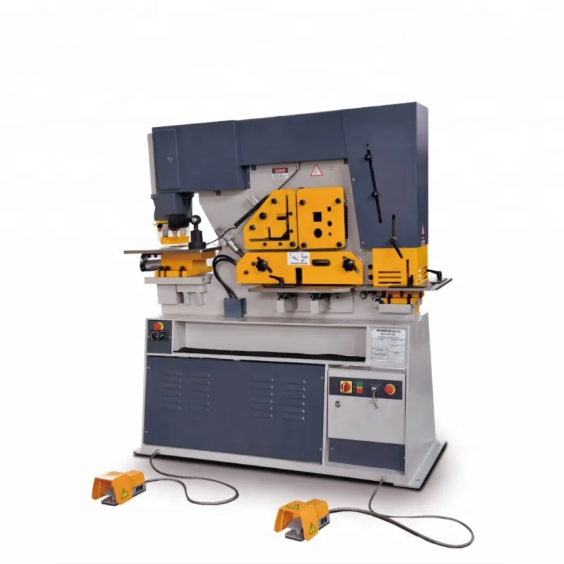 APEC Haco/Kingsland Design Hydraulic Ironworker Combined Punch Shear Notch Machine-factory Supply