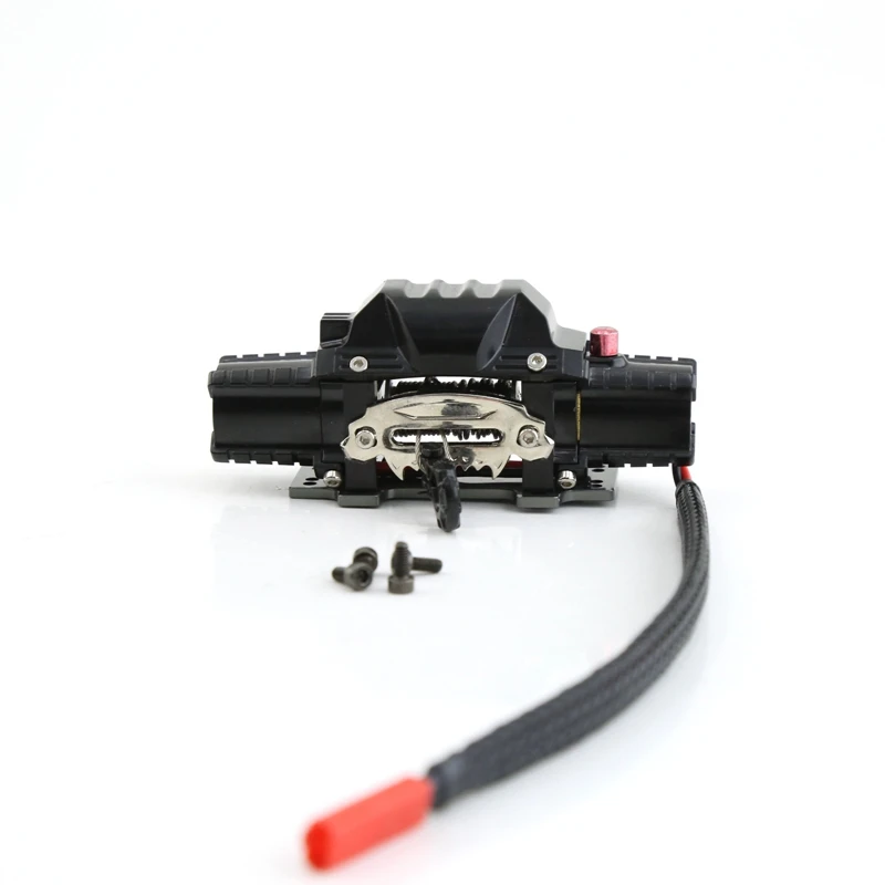 Metal Remote Control Winch Set RC Metal Automatic Dual Motor Analog Winch Controller Receiver