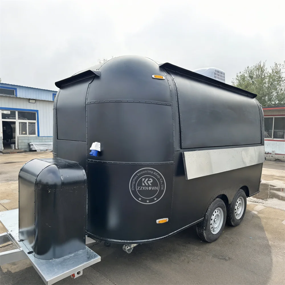 

Custom Food Truck Mobile BBQ Pizza Burger Trailer Commercial Pizza Food Trailer With Full Kitchen