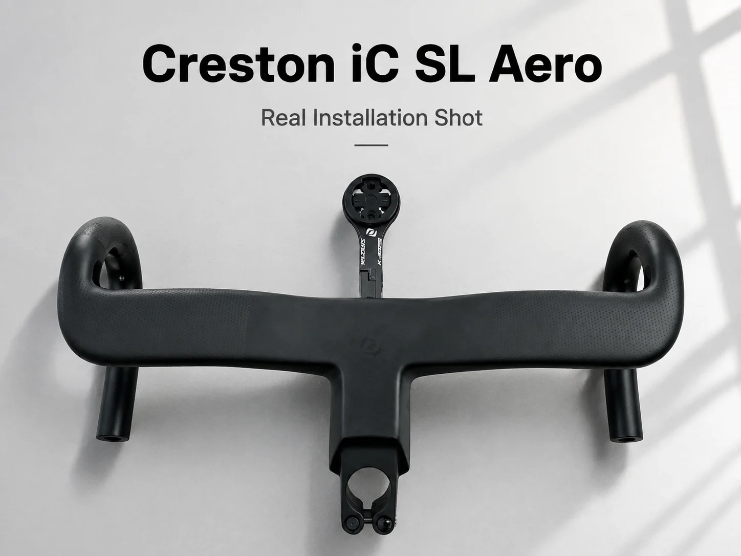 Syncros IC Aero Front Computerhalterung Gopro-Halterung Tachometer GPS/Garmin/Bryton/Wahoo Einsätze Passend für Creston Ic Sl Aero Cockpit – Detail 2