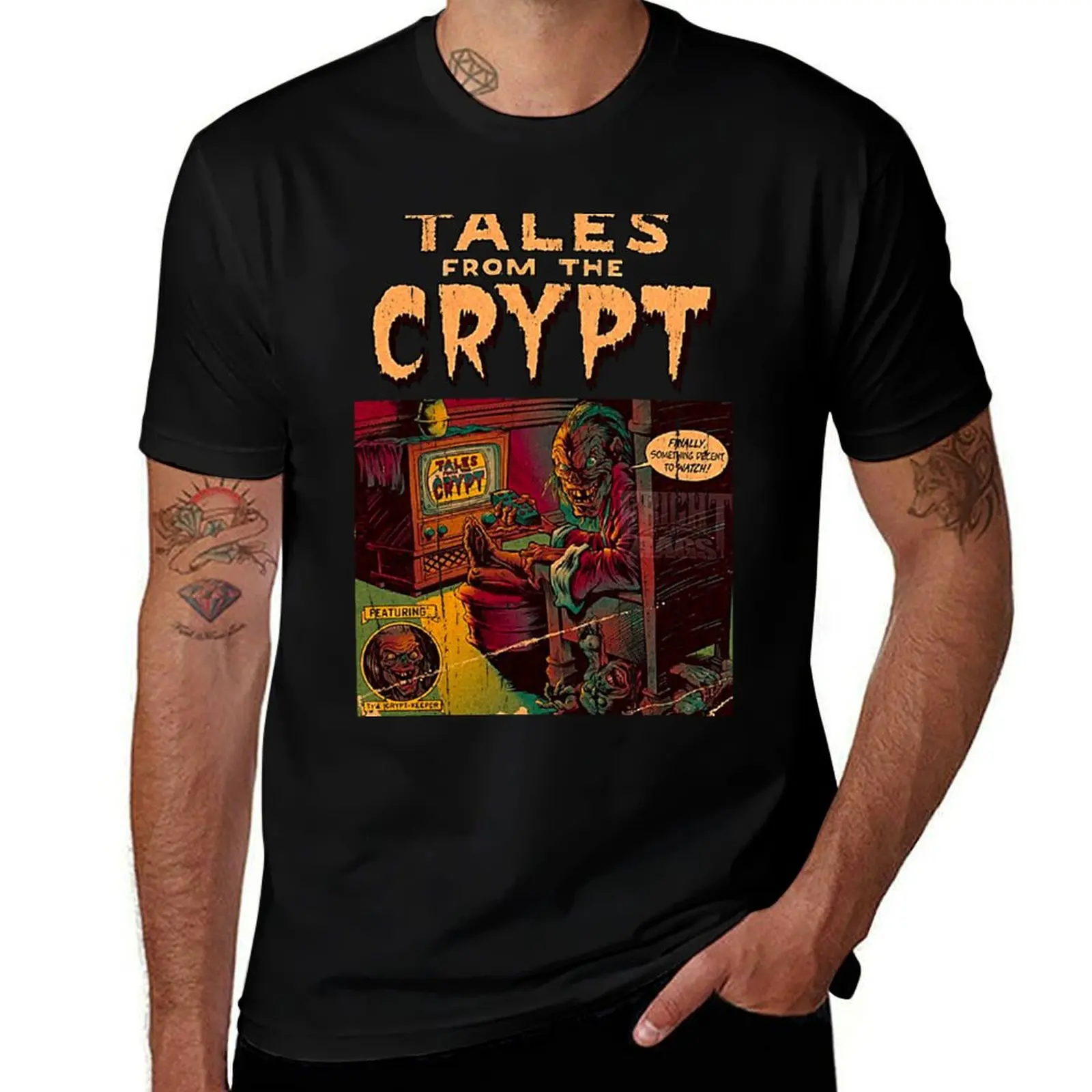 

100 T-Shirt for The t t cotton From dark percent man T-Shirt t humor cotton shirts funny shirt man shirt Tales Crypt