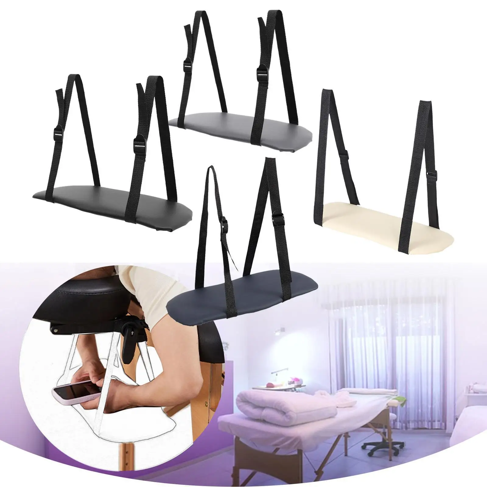 

Hanging Arm Rest for Massage Table, Armrest Support, Ergonomical Accessory