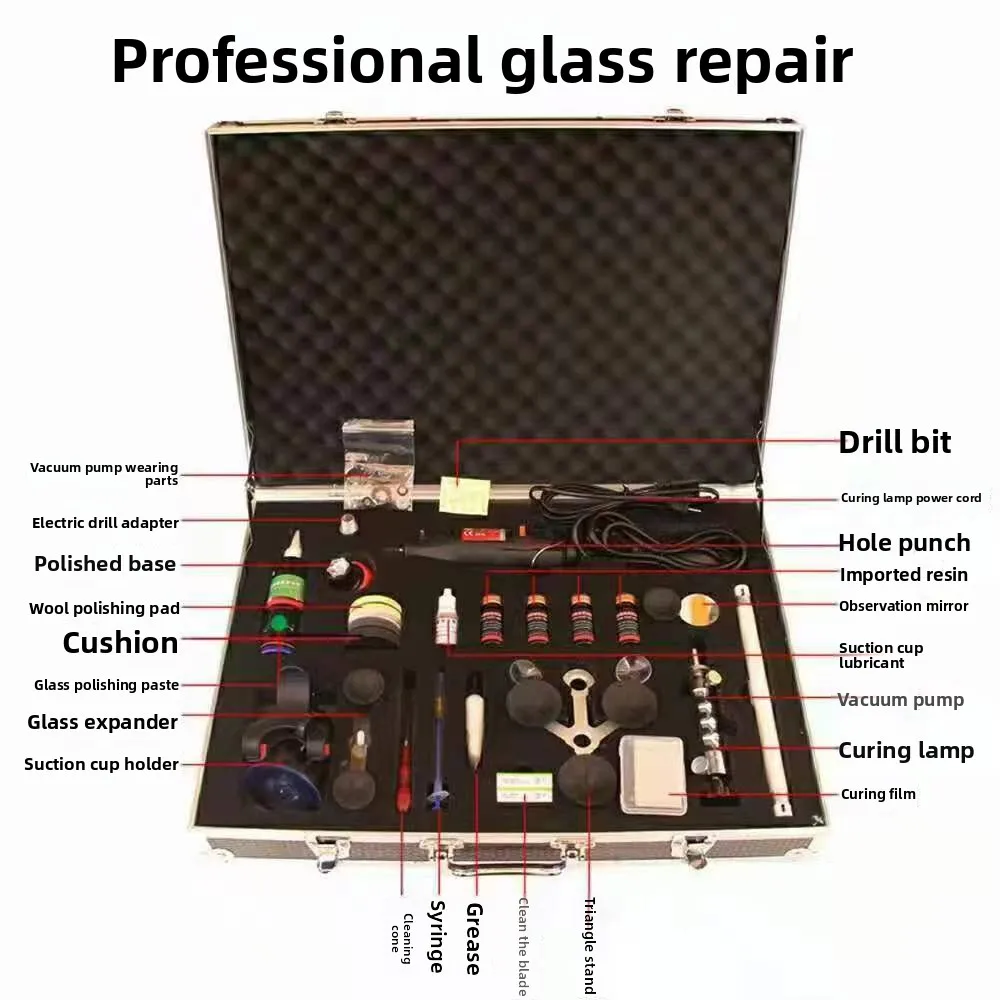 Auto Windshield Repair Tool Liquid Resin Glass Repair Kit Auto Glass Repair