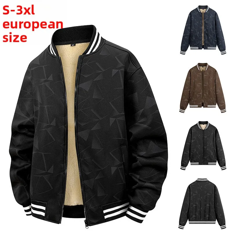 

Осень-зима 2022, новая бейсбольная форма, куртка, молодежный топ, мужская модная флисовая повседневная куртка, куртки, рабочий свитер, мужской