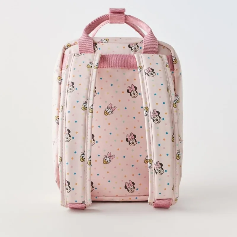 Disney-Sac à Dos Multifonctionnel Imprimé Minnie et TureMouse pour Enfant, Cartable à la Mode et Polyvalent pour Étudiant, Nouvelle Collection 2024