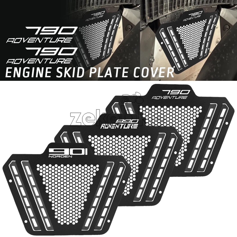 For Husqvarna Norden 901 2022-2026 Engine Cover Fan Protector Crap Flap Radiator Guard Protection FOR 890 790 Adventure / R 2025