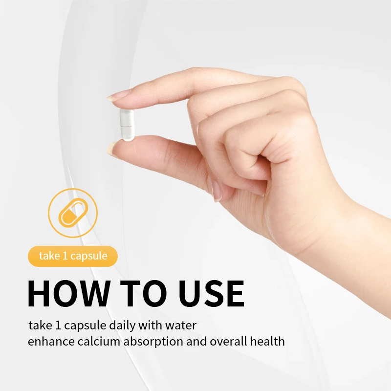 Mulittea Vitamin D3+K2 Supplement to Support Joint, Bone Teeth Heart Regulates Calcium Absorption Immune Health