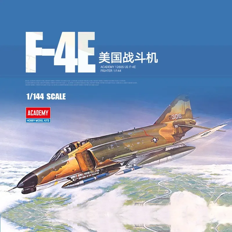 Academy Assembly Aircraft Model Kit 12605 US F-4E Fighter 1/144