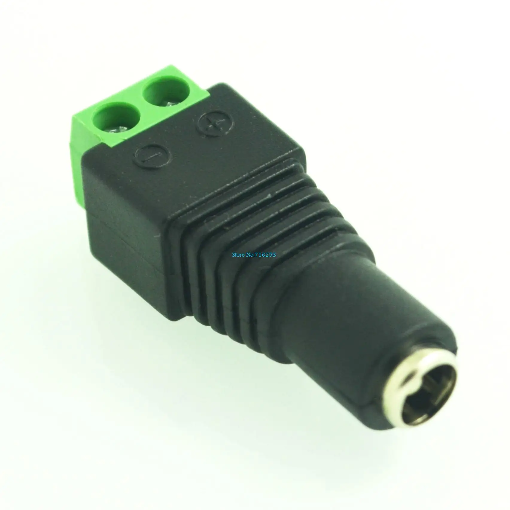 10Pcs 12V 2.1 x 5.5mm DC Power Female Plug Jack Adapter Connector Plug for CCTV single color LED Light