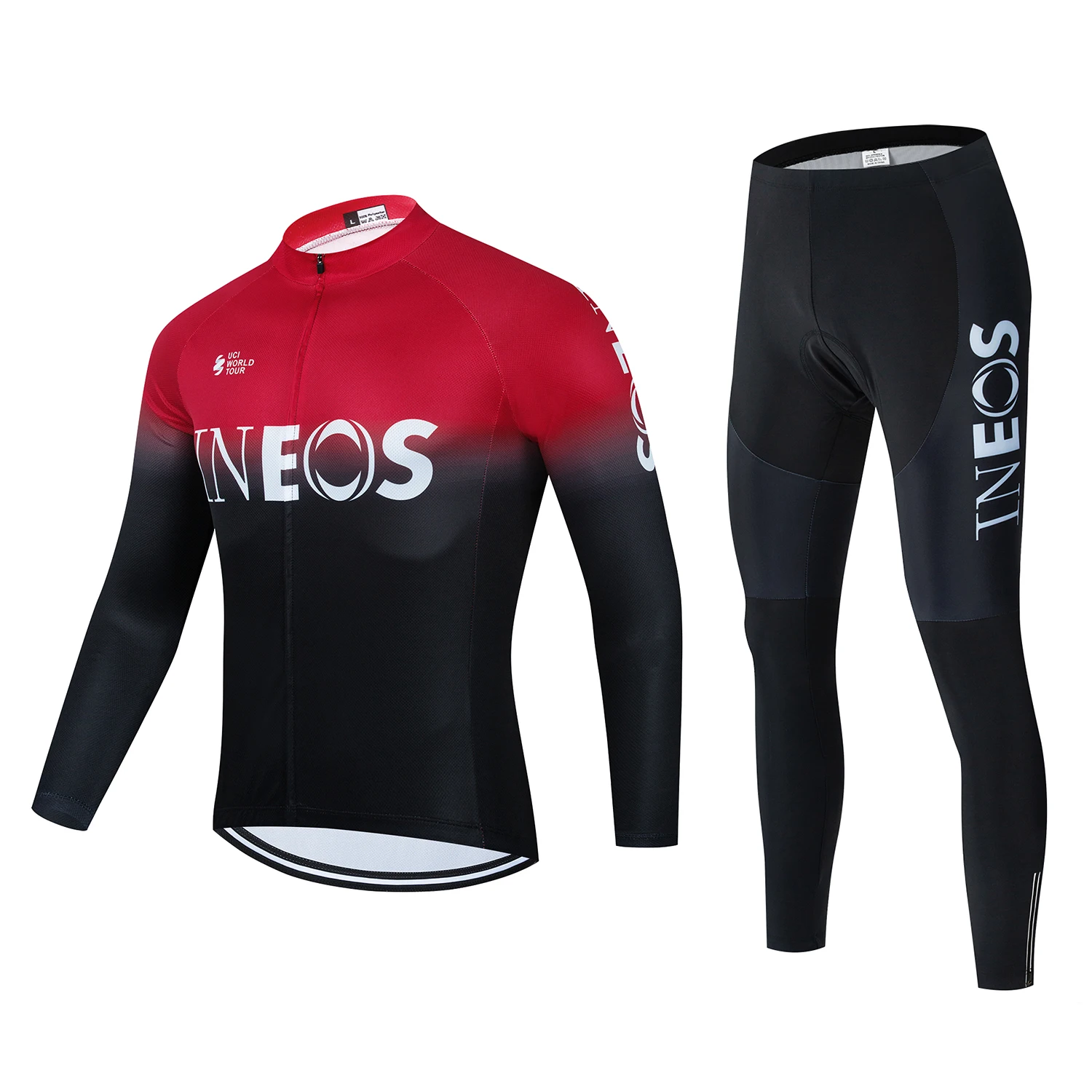 Long Sleeve Bike Jerseys With Pants For Men Latest Autumn Winter Cycling Sets Pro Team Racing Sportswear Bicycle Suits Uniform