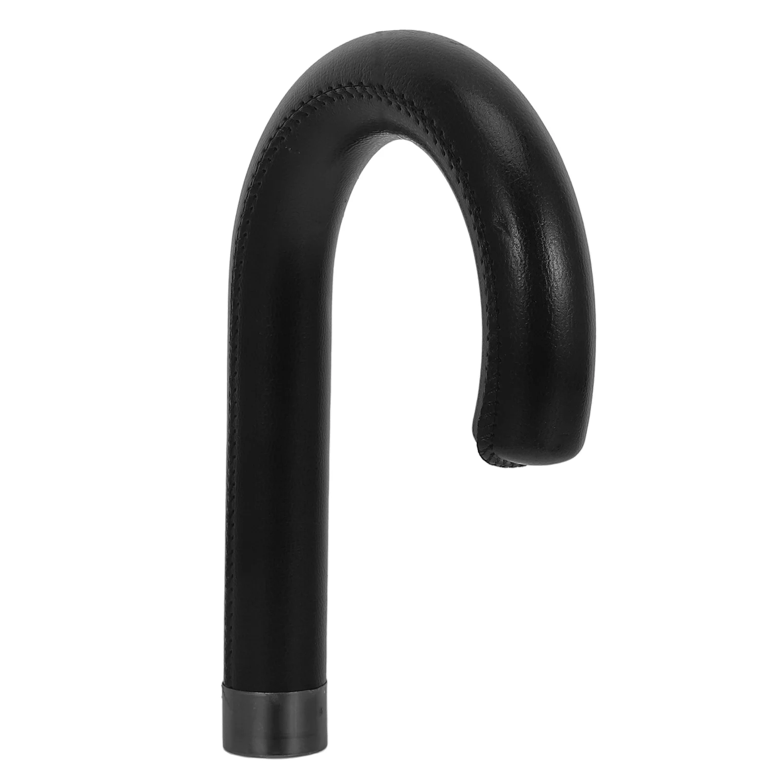 Compact Cane Umbrella Handle Black Replaceable Grip with Hook Replacement for Rain