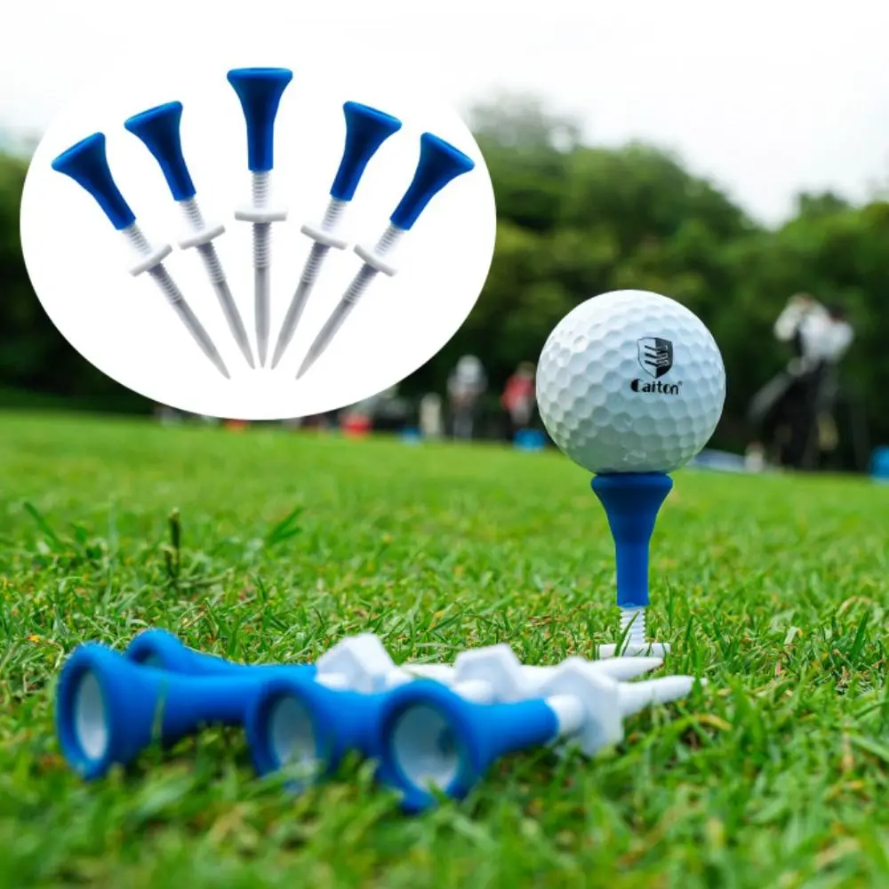 

5Pcs Adjustable Height Golf Ball Tees Mini Training Aids Golf Limit Tees Reusable Durable Golf Tee Holder