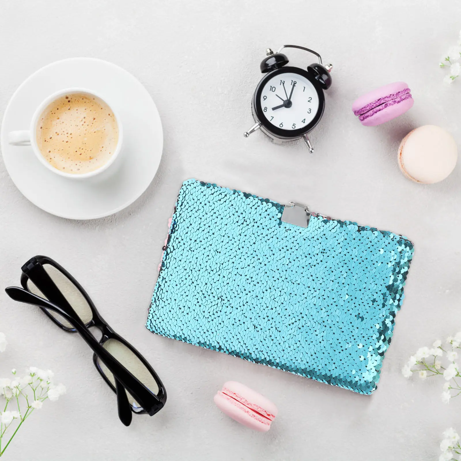 

Reversible Sequin Notebook With Lock Cute Diary For Girls Kids Journal Doodle Writing Pad Scrapbook Travel Journal For Women