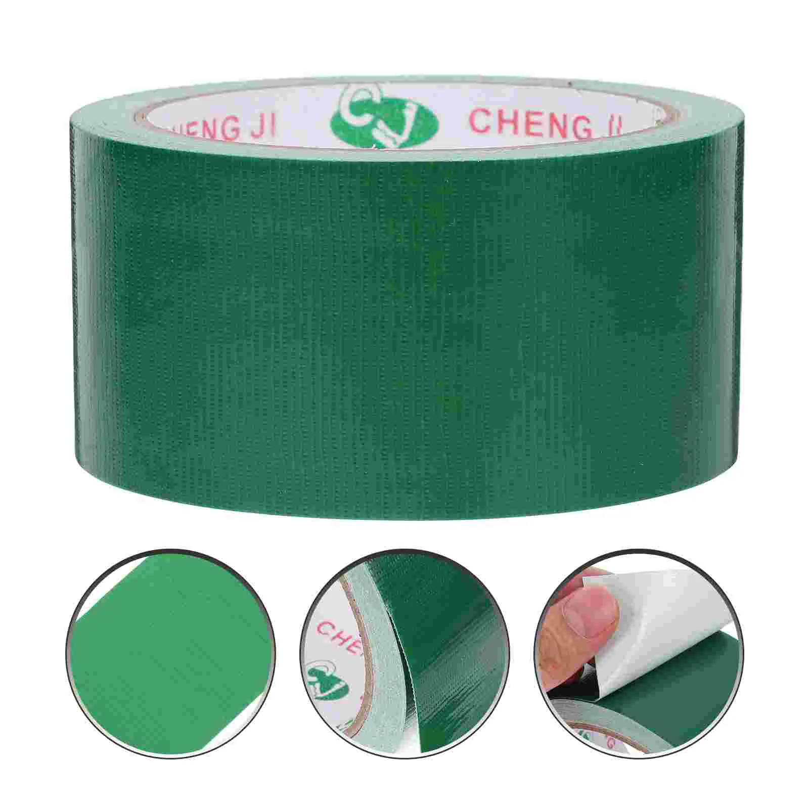 Color Duct Tape Single-Sided Strong Adhesive Cloth Seal Waterproof Electrical Equipment DIY Stage Green Travel