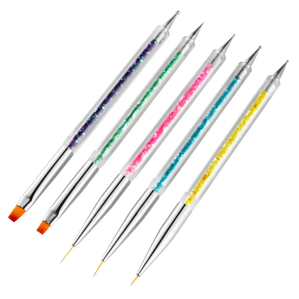 

Nail Brushes Point Drilling Pen Manicure Tools Nails Brush Pen Gel Polish Supplies Nail Painting Drawing Pens Professional