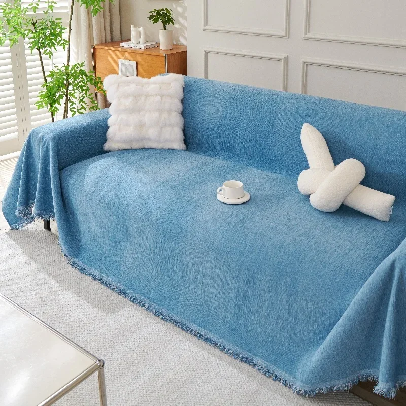 Chenille Sofa Cover Full Coverage Universal Sofa Towel One Piece Design Four Seasons Durable Home Textile