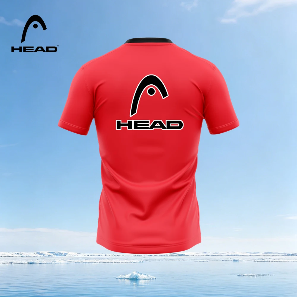 Kaos Tenis Pria HEAD Merah Mot - Table Tennis Men ulasan dan harga