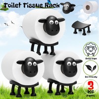 Sheep Shape Toilet Tissue Racks Free Standing Storage Toilet Paper Holder Stand Sheep Toilet Roll Holder Bathroom Accessories