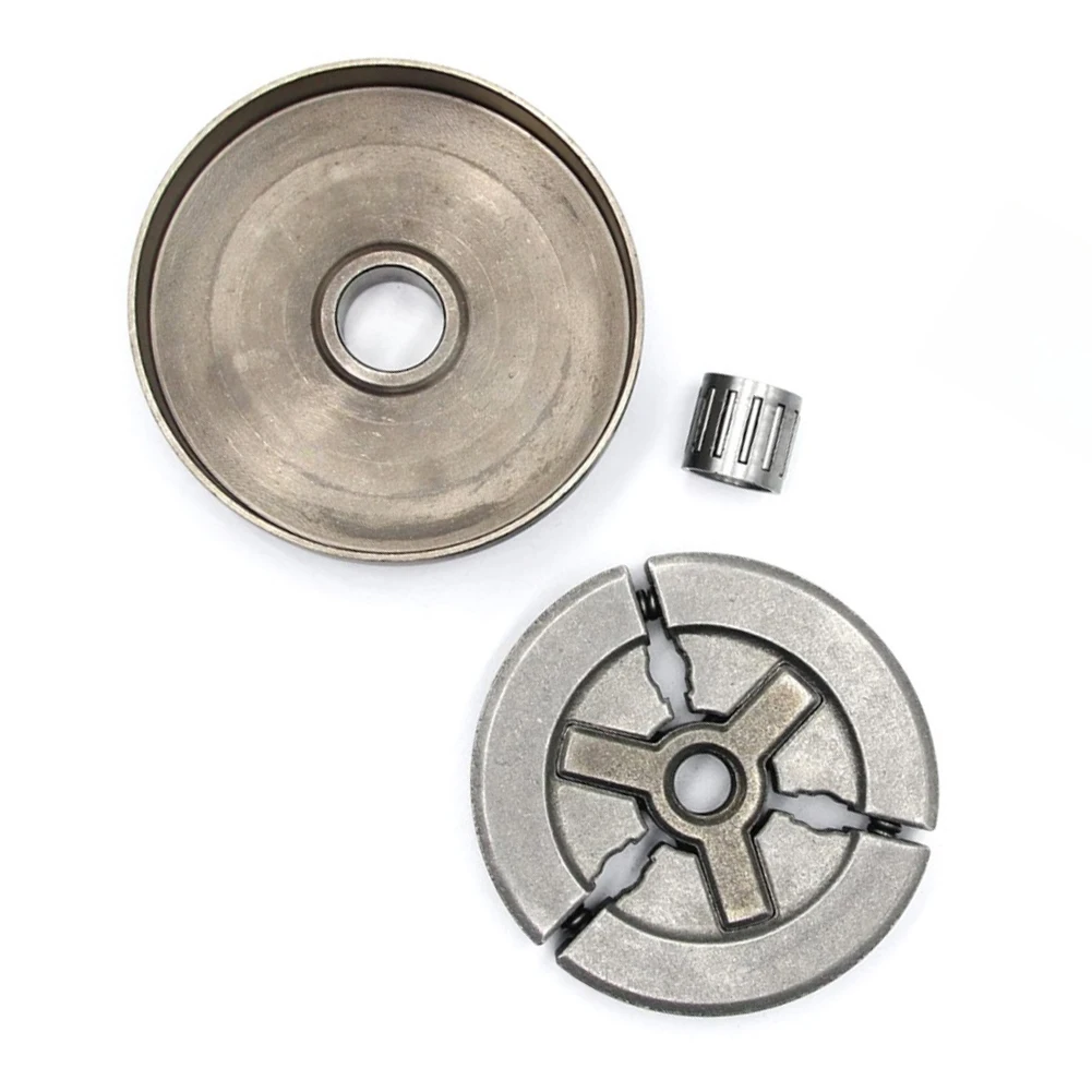 Chainsaw Clutch Drum with Needle Bearing Compatible with For Chinese Models 4500 5200 5800 Metal Replacement Part for Repair