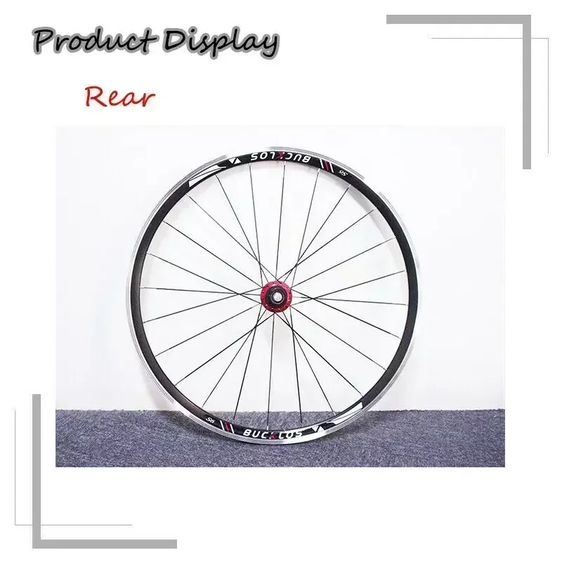 BUCKLOS 700C Road Bike Wheelset 9*100mm 10*130mm Wheels Front 2 Rear 5 Bearings Bicycle Wheel  7/8/9/10/11 Speed Cassette Parts