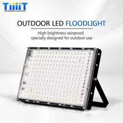 Luz de inundación Led 50W 100W 200W IP65 impermeable LED220V reflector para exteriores Reflector LED lámpara de calle luces de inundación de pared