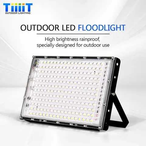 Led 홍수 빛 50W 100W 200W IP65 방수 LED220V 야외 투광 조명 스포트라이트 LED 반사판 가로등 벽 홍수 조명