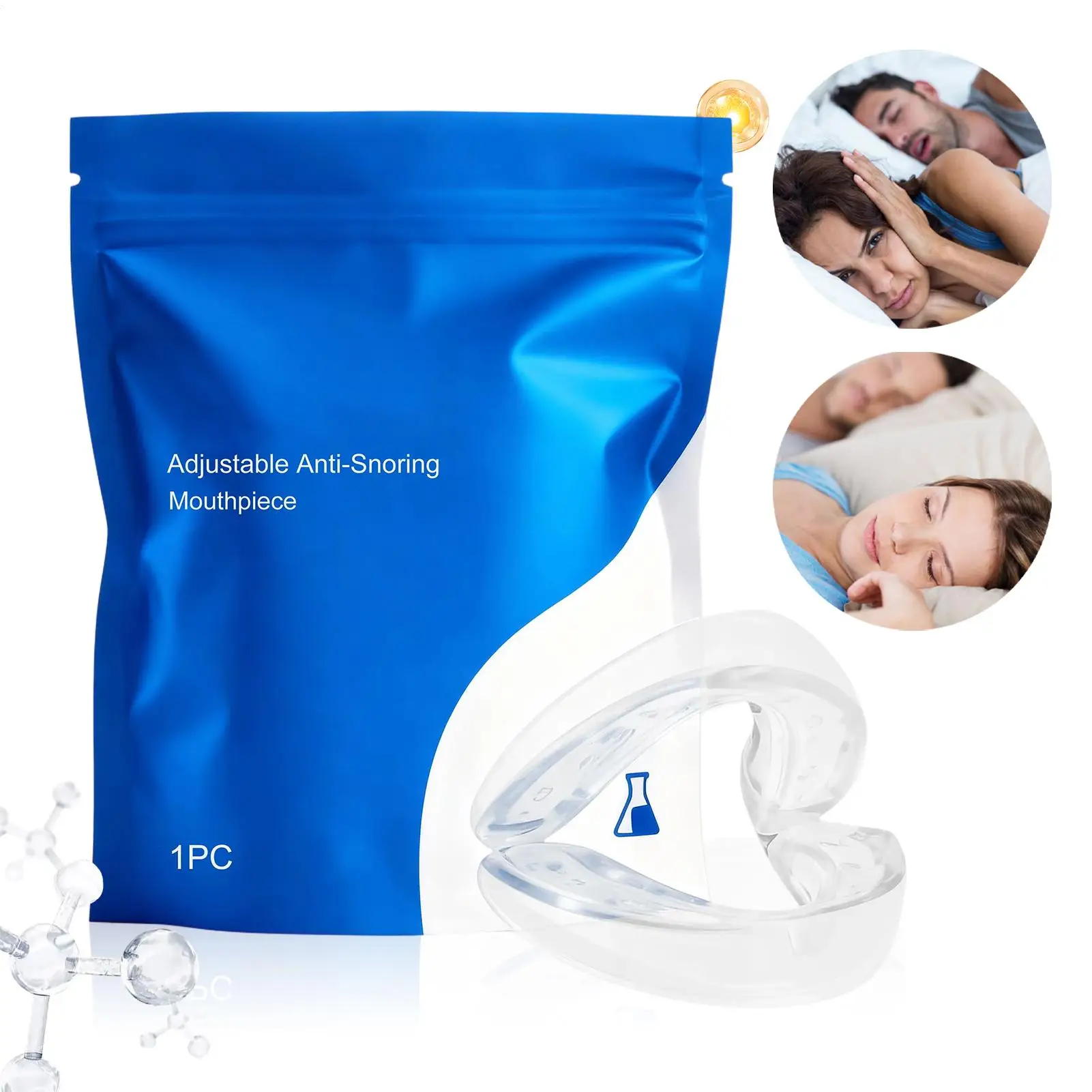 

Противоснорные капы для рта The Night Time Mouthguard: Средство от храпа и бруксизма для взрослых