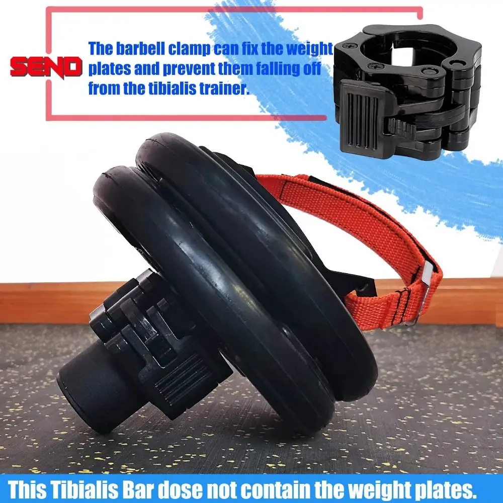 Adjustable Tib Bar Comfortable Ankle Buckle Tibialis Bar Leg Machine Shin Assist Sturdy Biceps Femoris Exercise Machine