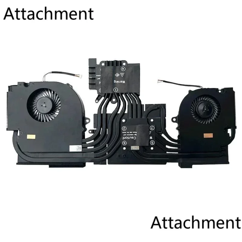 

FORNew CPU GPU Cooling Heatsink fan Cooler for Clevo X17SN X170 X170SM-G X7200 6-31-X17SN-104 GTX20