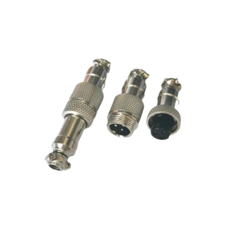 موصل ذكر متزاوج GX12، قابس طيران GX12، رأس طيران M12 متزاوج، 2-7 نوى، موصل مستقيم #2